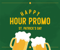 St. Patrick's Day  Happy Hour Facebook Post