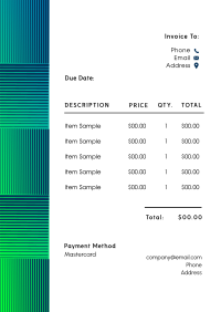 Corporate Business Patterns Invoice