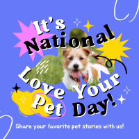 Flex Your Pet Day Linkedin Post Design