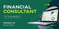 Financial Consultant Service Twitter Post