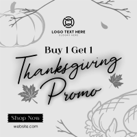 Thanksgiving Buy 1 Get 1 Instagram Post