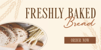 Earthy Bread Bakery Twitter Post Design