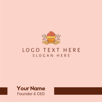 Organic Cupcake Shop  Business Card Image Preview
