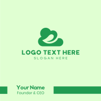 Green Eco Cloud Business Card Image Preview