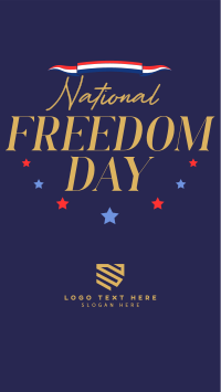 National Freedom Day Facebook Story