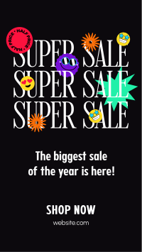 Funky Smiley Super Sale TikTok Video