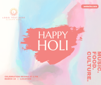 Happy Holi Facebook Post