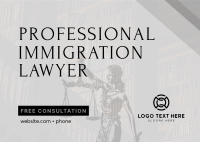 Immigration Lawyer Postcard