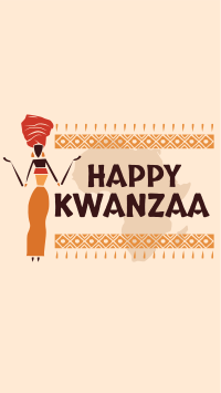 Happy Kwanzaa Celebration  Instagram Story