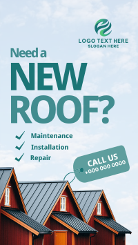 Roofing Service Call Now Instagram Story