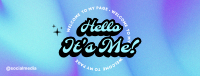 Disco Hello Facebook Cover Image Preview