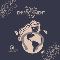 Mother Earth Environment Day Linkedin Post Design