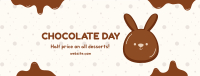 Chocolate Bunny Facebook Cover Image Preview