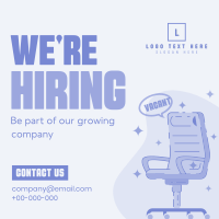 Vacant Seat Linkedin Post Design