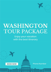 Washington Travel Package Poster