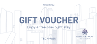 Free One Night Stay Gift Certificate Image Preview
