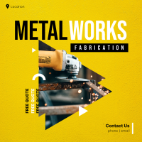 Metal Works Instagram Post Design