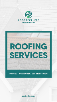 Roofing Service Investment Instagram Story