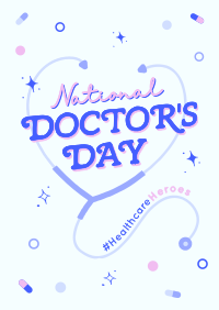 Quirky Doctors Day Poster