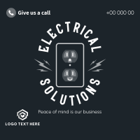 Electrical Solutions Instagram Post Design