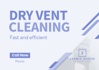 Dryer Vent Cleaner Postcard