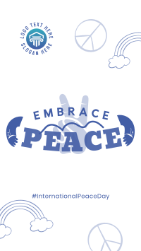 Embrace Peace Day Instagram Story
