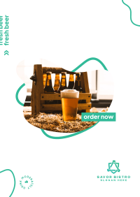 Fresh Beer Order Now Flyer Image Preview