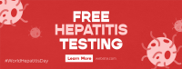 Textured Hepatitis Testing Facebook Cover