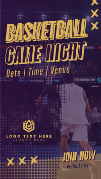 Basketball Game Night Facebook Story