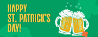 St. Patrick's Beer Greeting Facebook Cover