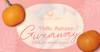 Hello Autumn Giveaway Facebook Ad