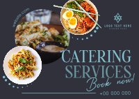 Food Catering Events Postcard