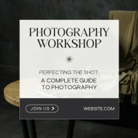 Photography Workshop Elegant Instagram Post Image Preview