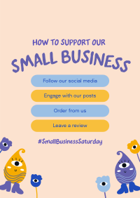 Online Business Support Poster