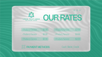Modern Price List Animation