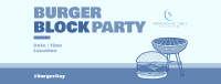 Burger Grill Party Facebook Cover Image Preview