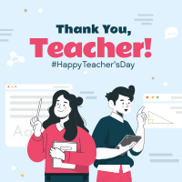 Thank You Teacher Instagram Post Image Preview