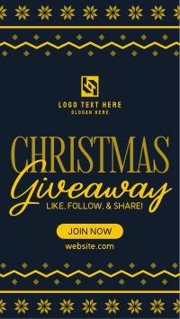 Christmas Giveaway Promo Instagram Reel Image Preview