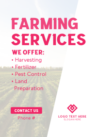 Expert Farming Service Partner Flyer