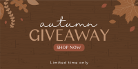 Autumn  Giveaway Promo Twitter Post