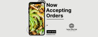 Food Delivery App  Facebook Cover Image Preview