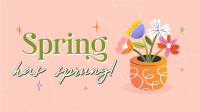 Spring Flower Pot Video