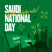 Saudi National Day Instagram Post example 4