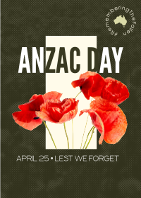 Anzac Halftone Flyer