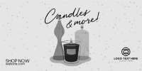 Candles and More Twitter Post Design