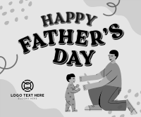 Father's Day Greeting Facebook Post