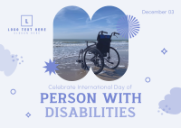 Disability Day Awareness Postcard Design