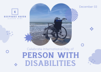 Disability Day Awareness Postcard Image Preview