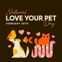 National Love Your Pet Day Instagram Post Image Preview