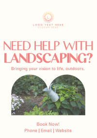 Outdoor Landscape Services Flyer